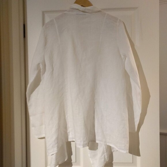 White Linen Italian Jacket - Picture 4 of 4